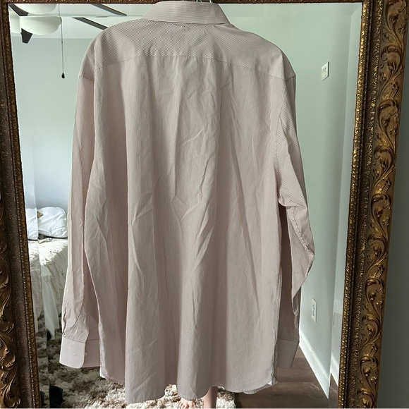 NWOT Banana Republic Striped Button Down Dress Shirt Tailored Slim Fit - Picture 6 of 6